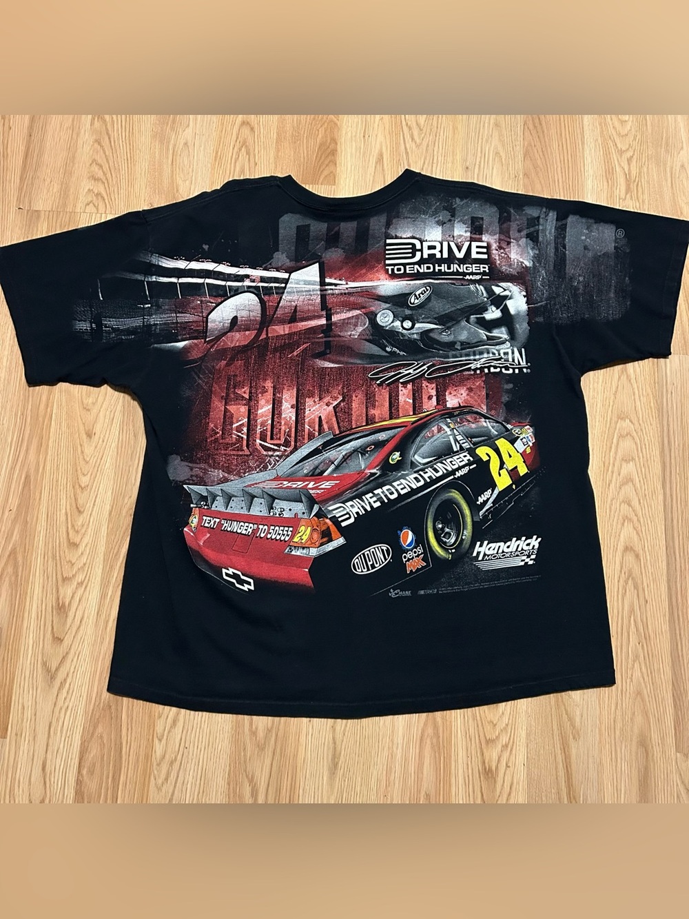 Vintage Jeff Gordon NASCAR T Shirt Men’s Size 2XL All Over Print Y2k